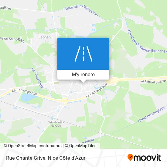 Rue Chante Grive plan