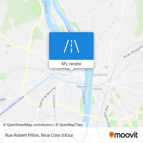 Rue Robert Pillon plan