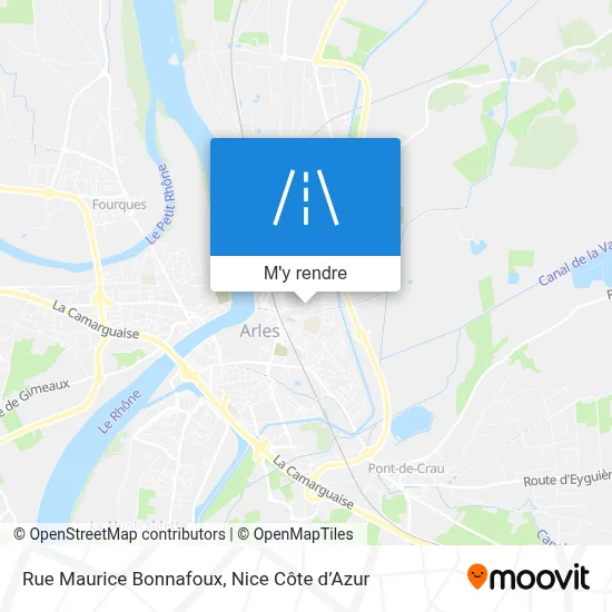 Rue Maurice Bonnafoux plan