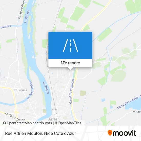 Rue Adrien Mouton plan