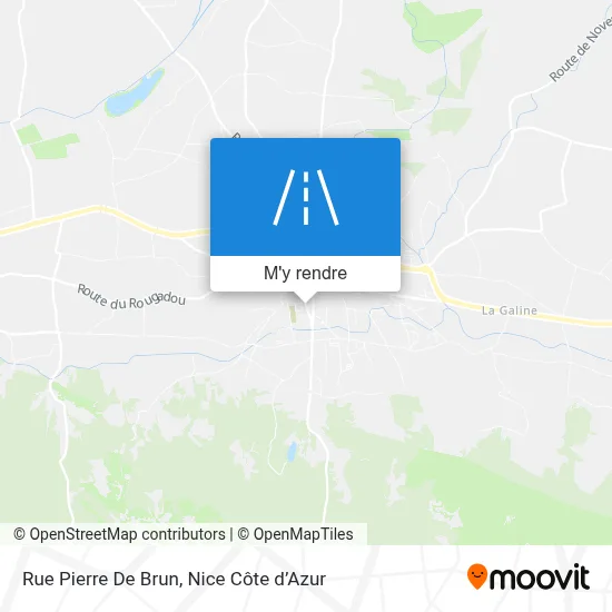 Rue Pierre De Brun plan