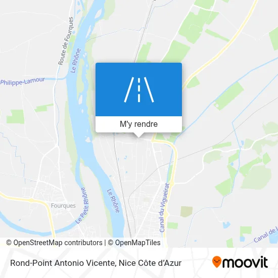 Rond-Point Antonio Vicente plan
