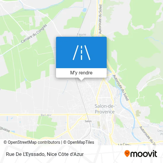 Rue De L'Eyssado plan