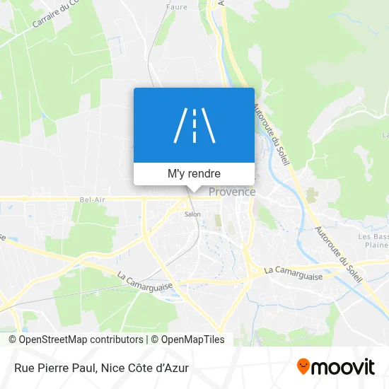 Rue Pierre Paul plan