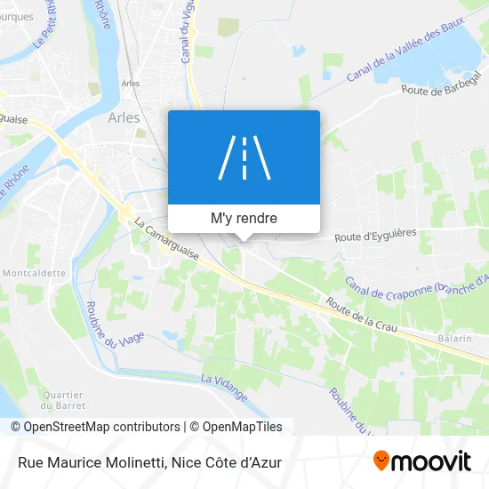 Rue Maurice Molinetti plan