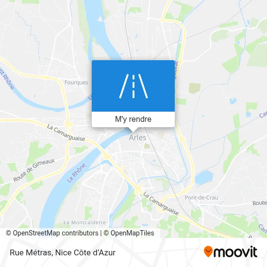 Rue Métras plan