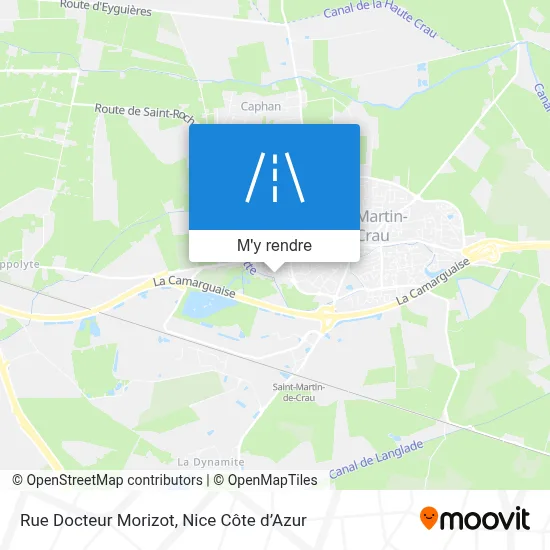 Rue Docteur Morizot plan