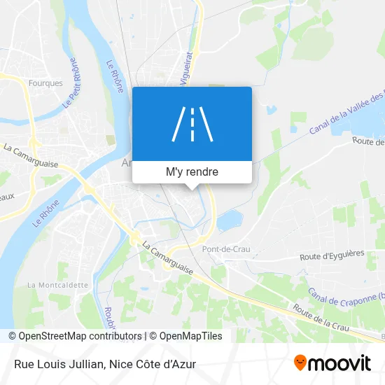 Rue Louis Jullian plan