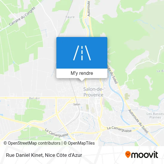 Rue Daniel Kinet plan