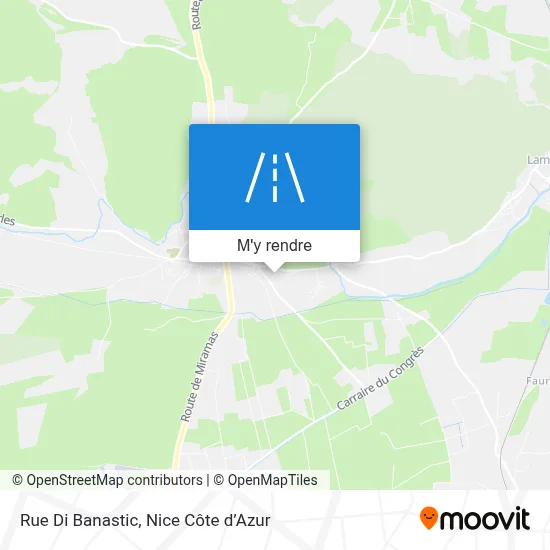 Rue Di Banastic plan