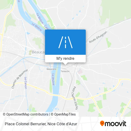 Place Colonel Berrurier plan