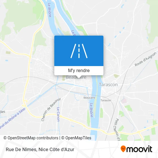 Rue De Nîmes plan