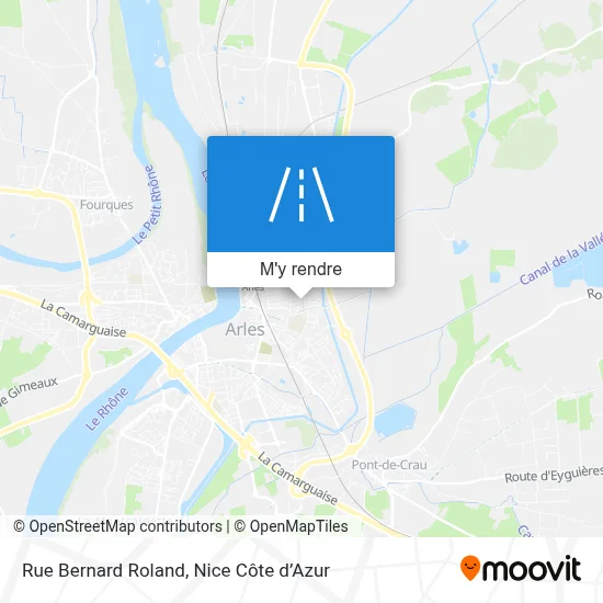 Rue Bernard Roland plan