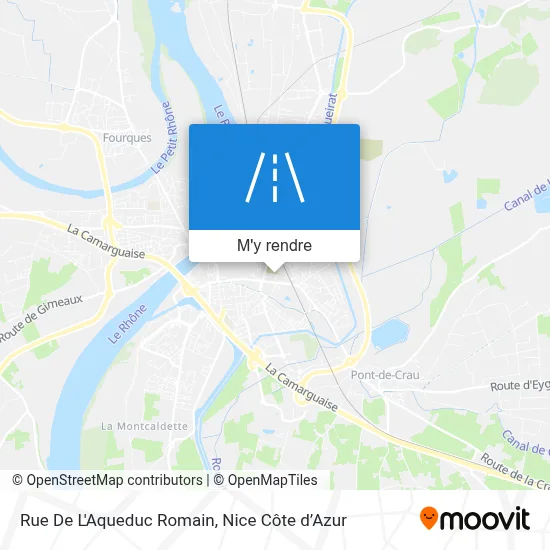 Rue De L'Aqueduc Romain plan