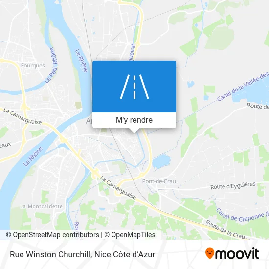 Rue Winston Churchill plan
