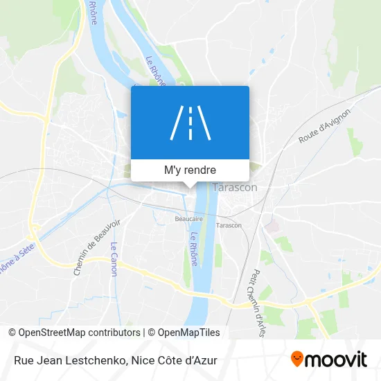 Rue Jean Lestchenko plan