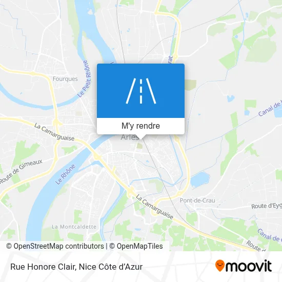 Rue Honore Clair plan