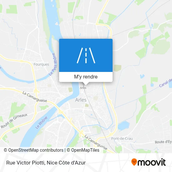 Rue Victor Piotti plan