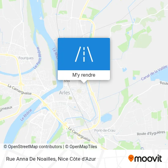Rue Anna De Noailles plan