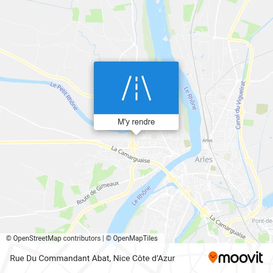 Rue Du Commandant Abat plan