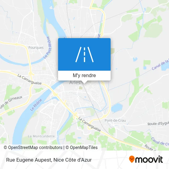 Rue Eugene Aupest plan