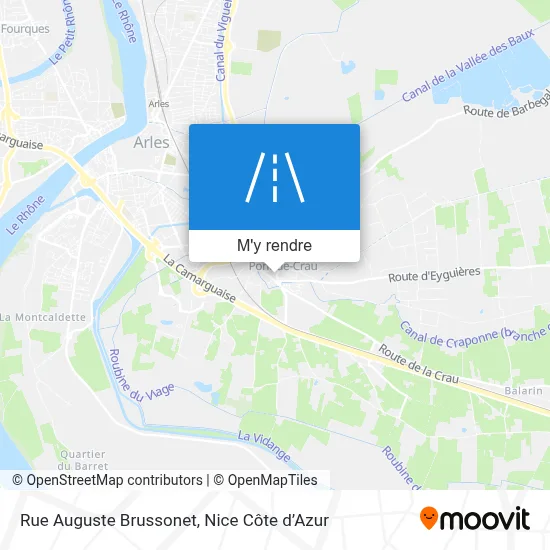 Rue Auguste Brussonet plan