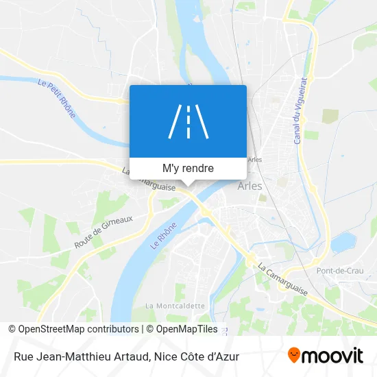 Rue Jean-Matthieu Artaud plan