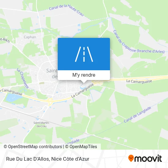 Rue Du Lac D'Allos plan