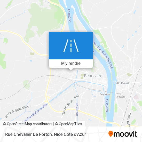 Rue Chevalier De Forton plan