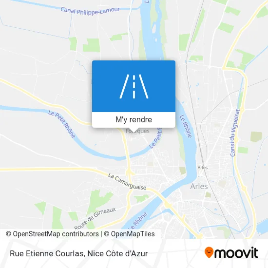 Rue Etienne Courlas plan