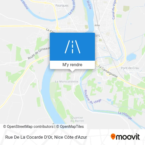 Rue De La Cocarde D'Or plan