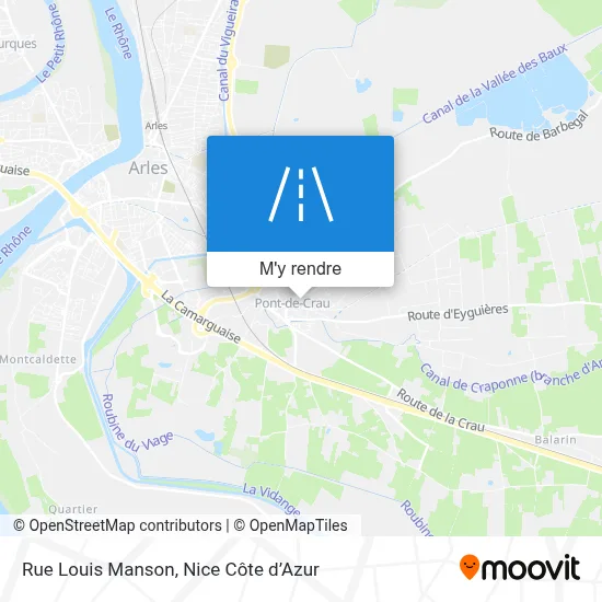 Rue Louis Manson plan