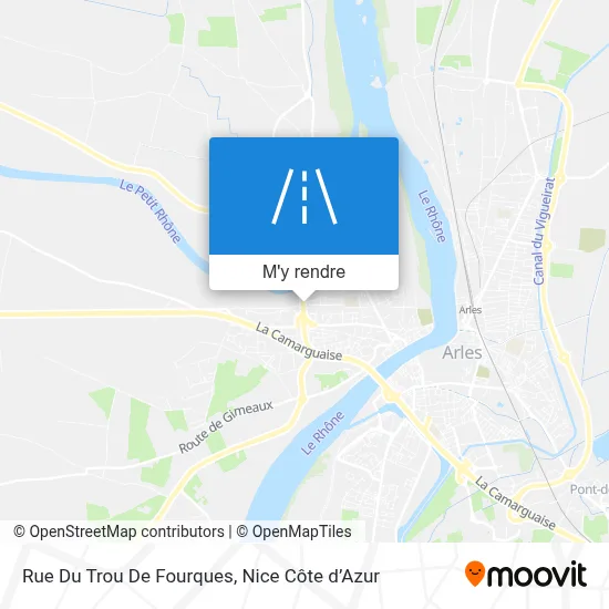 Rue Du Trou De Fourques plan