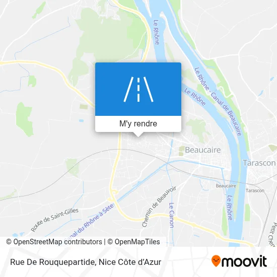 Rue De Rouquepartide plan