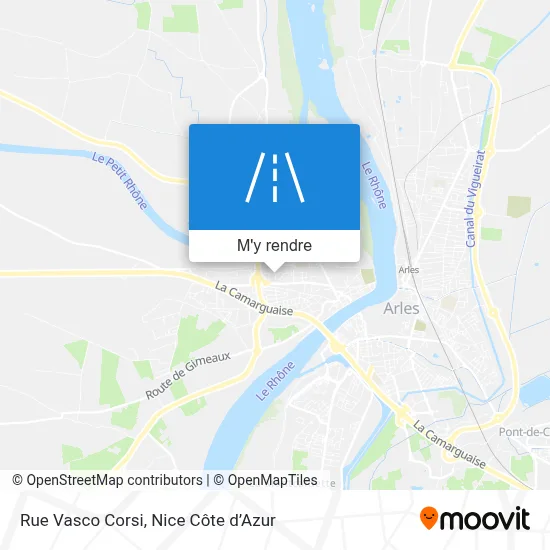 Rue Vasco Corsi plan