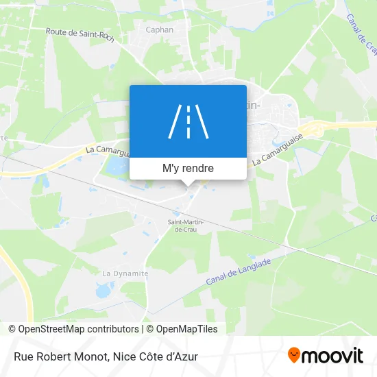Rue Robert Monot plan