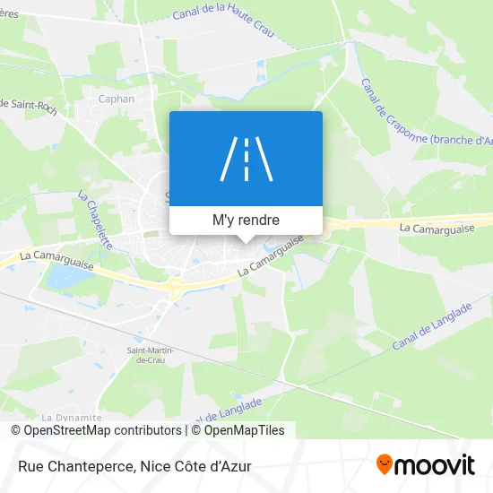 Rue Chanteperce plan