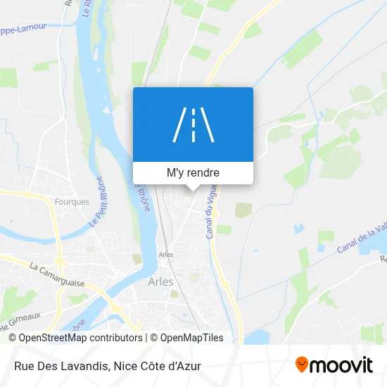 Rue Des Lavandis plan
