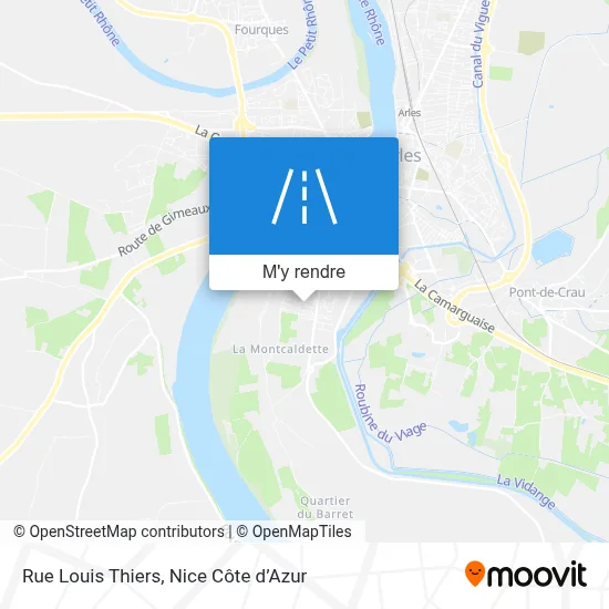Rue Louis Thiers plan