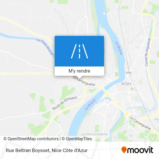 Rue Beltran Boysset plan