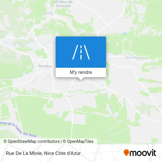 Rue De La Miole plan
