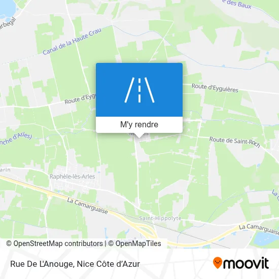 Rue De L'Anouge plan