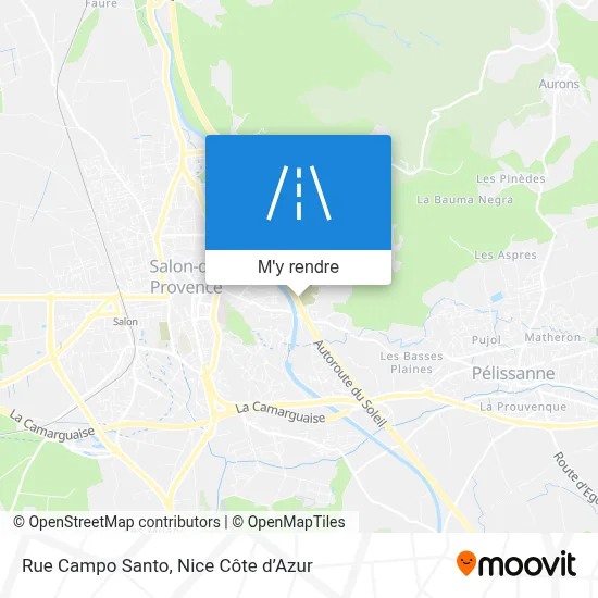 Rue Campo Santo plan