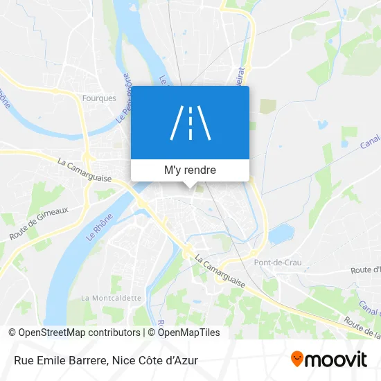 Rue Emile Barrere plan