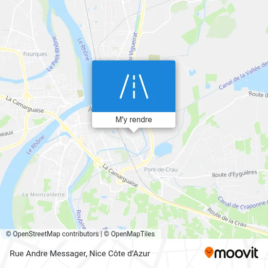 Rue Andre Messager plan