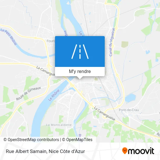 Rue Albert Samain plan