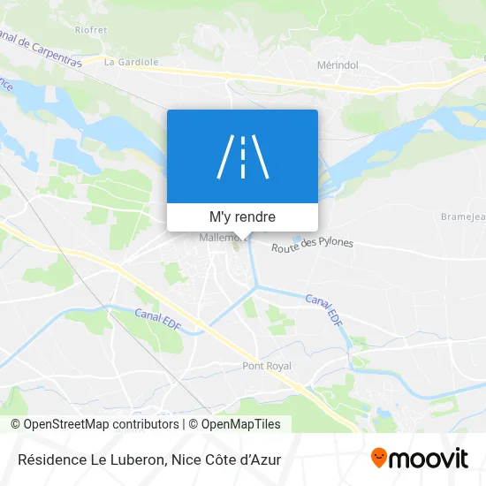 Résidence Le Luberon plan