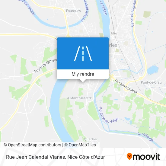 Rue Jean Calendal Vianes plan