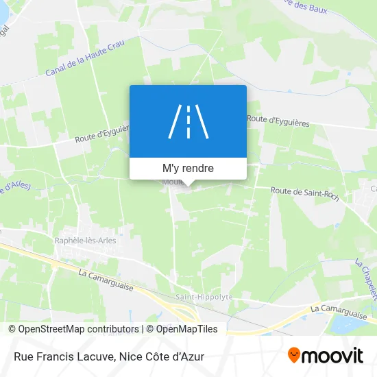 Rue Francis Lacuve plan