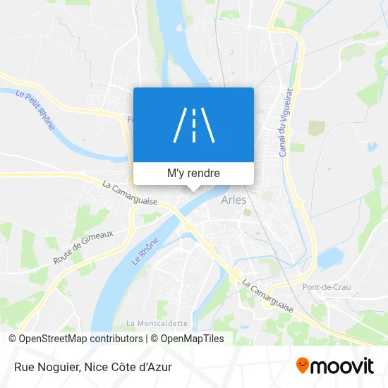 Rue Noguier plan